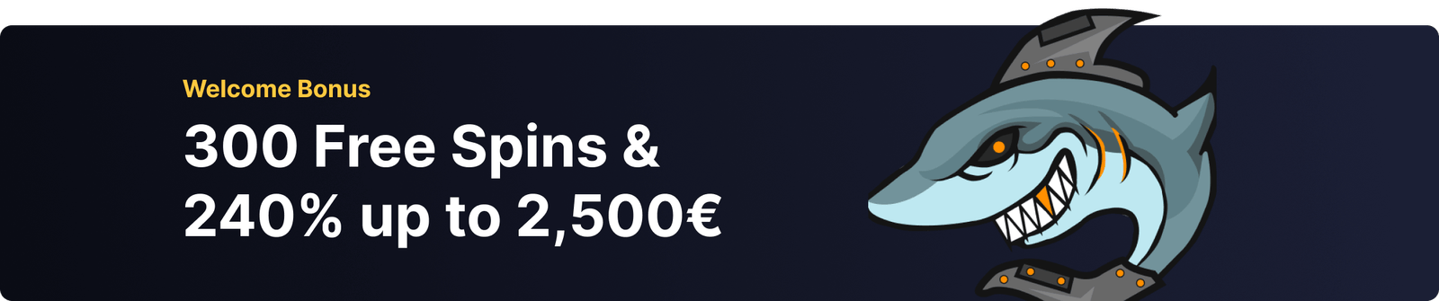 Winshark Casino Banner Desktop